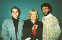 М.Н.Кучеровская с иностранными студентами