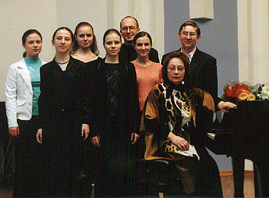 И.Е. Темченко с учениками