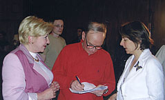 C Эннио Морриконе, перед концертом 23.06.2005 в Москве